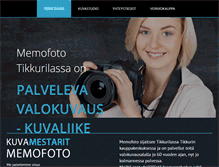 Tablet Screenshot of memofoto.fi